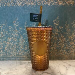 Starbucks 50th Anniversary Limited Edition Diamond Studded 16 oz. Tumbler Cup